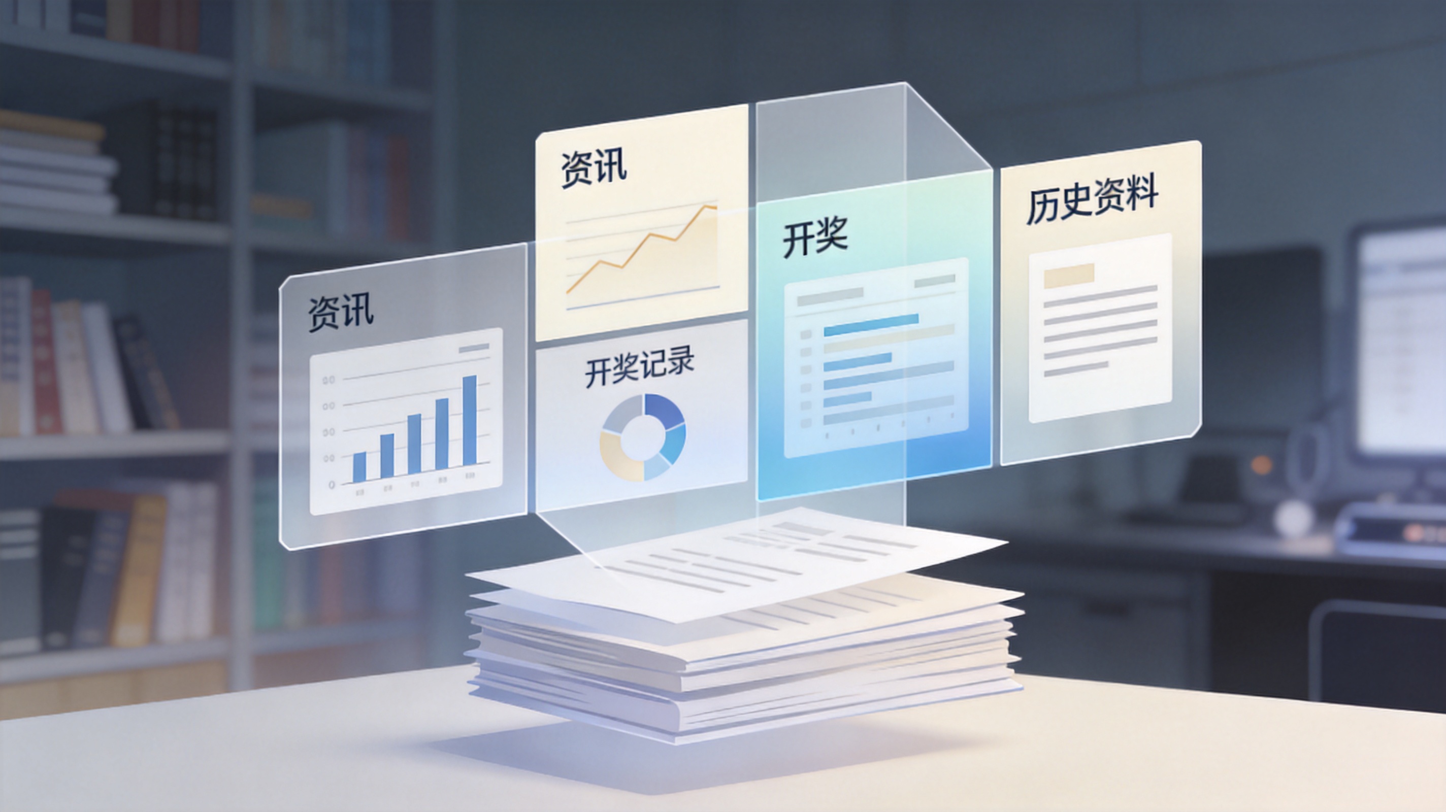彩神VI·官网资讯与历史资料分类展示的界面示意